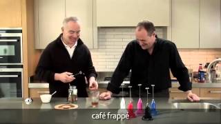 How to make a frappé coffee using an aerolatte milk frother [upl. by Scherle]