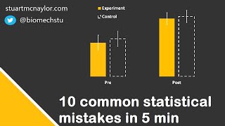 Ten Statistical Mistakes in 5 Min [upl. by Cirdla]