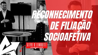 DIREITO DE FAMÍLIA Reconhecimento de filiação socioafetiva [upl. by Bethina]