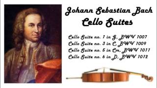 Johann Sebastian Bach  Cello suites in 432 Hz great for reading or studying [upl. by Ellinnet]