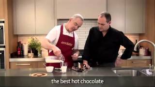 How to make a hot chocolate using an aerolatte milk frother [upl. by Harriet]